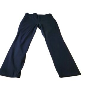 Chaps Women's Sz 6 Stretch Crop/ Short Pants Black Straight Leg 30W27L Pockets